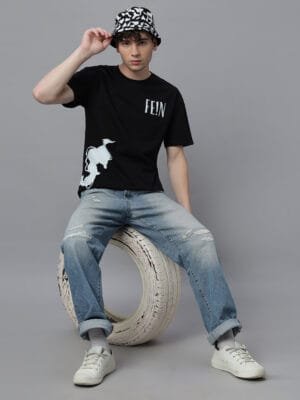 A Fein Cartoon Graphic T-shirt