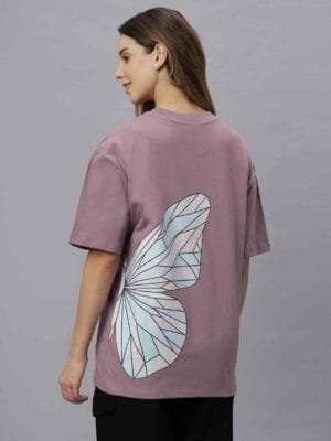 Geometric Butterfly Wing T-shirt