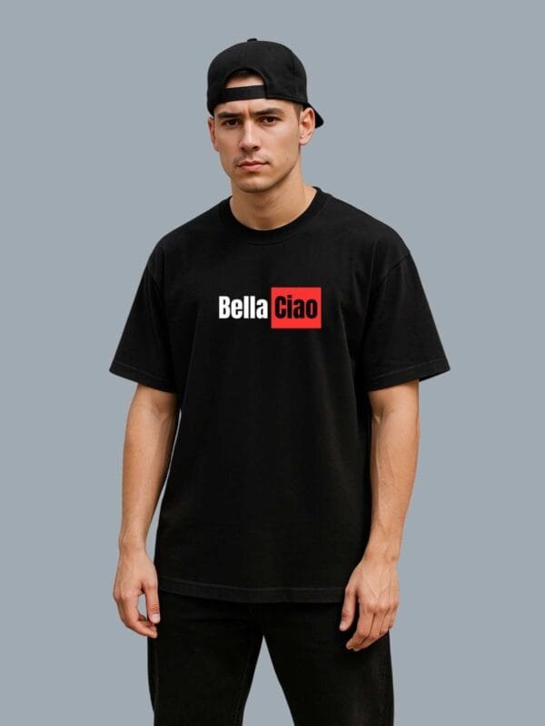 “Let the Chaos Begin” Graphic Mask T-Shirt