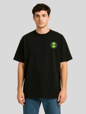 Ben 10 Graphic Printed Black T-Shirt