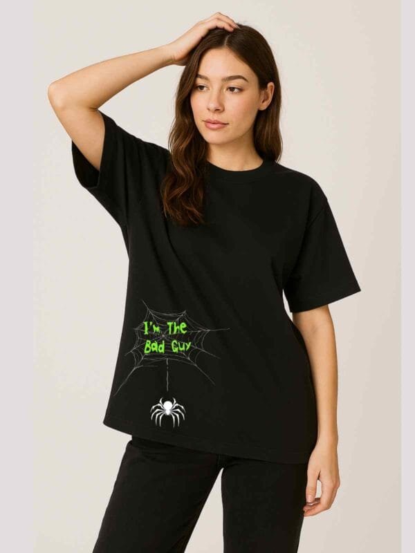 "Duh! Neon Vibes Oversized Graphic Tee"