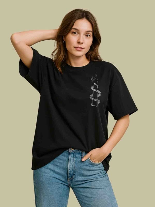 Look What You Made Me Do" Graphic T-Shirt - Image 2